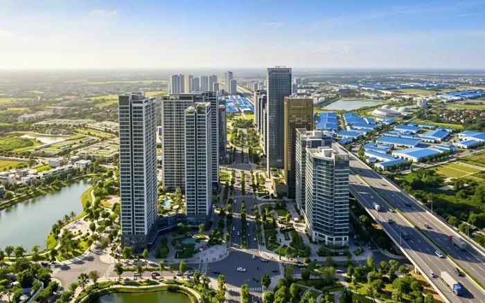 Phối cảnh khu đô thị đa mục tiêu tại Hà Nội. Ảnh: VG