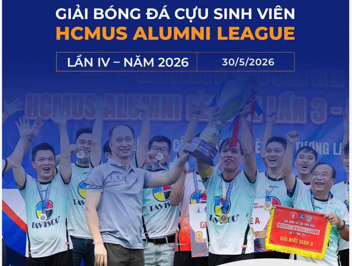 8 đội bóng với hơn 300 cầu thủ là cựu sinh viên, giảng viên và khách mời tham gia ngày hội lớn HCMUS Alumni League.