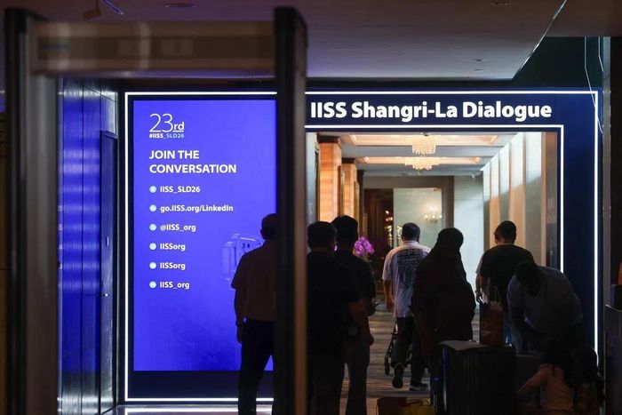 Khách sạn Shangri-La (Singapore) - nơi sẽ diễn ra Đối thoại Shangri-La. Ảnh: Jason Quaah/STRAITS TIMES