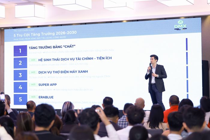  Ông Đồng Quang Trung, Trưởng Phòng Quan hệ Nhà đầu tư của Điện Máy Xanh. Ảnh: DMX. 