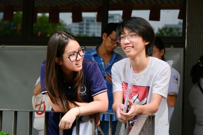 Phúc An tự tin trước ngày thi chính thức. Ảnh: Ngọc Bích.