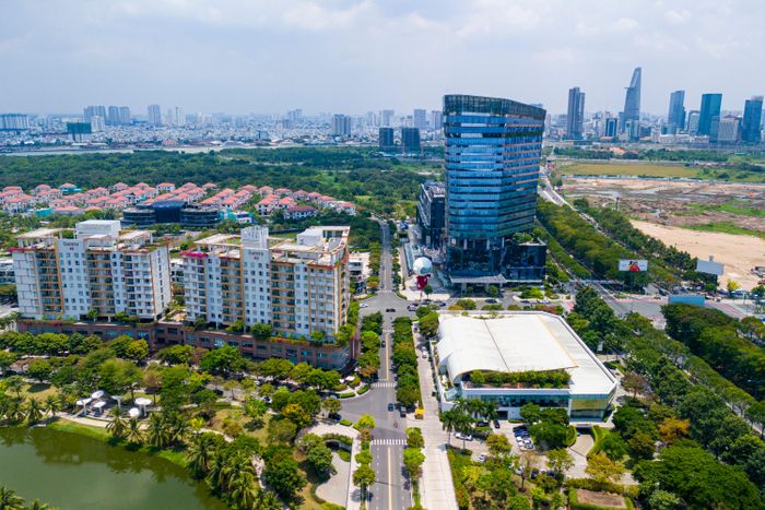  Các phân khu đầu tiên của Khu đô thị Sala là dự án mở màn cho làn sóng phát triển bất động sản tại Thủ Thiêm. Ảnh: Quỳnh Danh. 