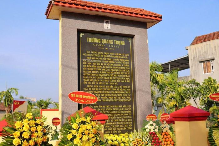 Trương Quang Trọng - người chiến sĩ cộng sản kiên trung, người con ưu tú của quê hương Quảng Ngãi, đã anh dũng hi sinh vì sự nghiệp cách mạng của dân tộc