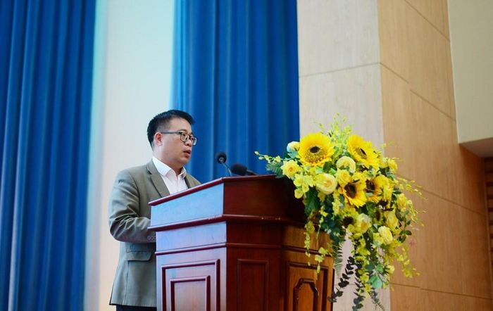 Ông Nguyễn Ngọc Phúc, Phó Chủ tịch UBND tỉnh Lâm Đồng phát biểu khai mạc chương trình
