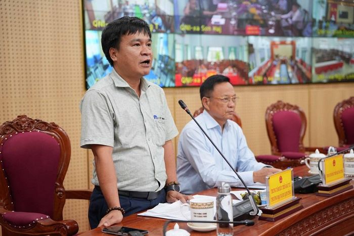 Lãnh đạo Trung tâm Xúc tiến đầu tư, thương mại và du lịch tỉnh báo cáo về Chỉ số năng lực cạnh tranh cấp tỉnh năm 2025