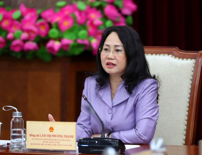 Bộ trưởng Lâm Thị Phương Thanh chủ trì cuộc họp