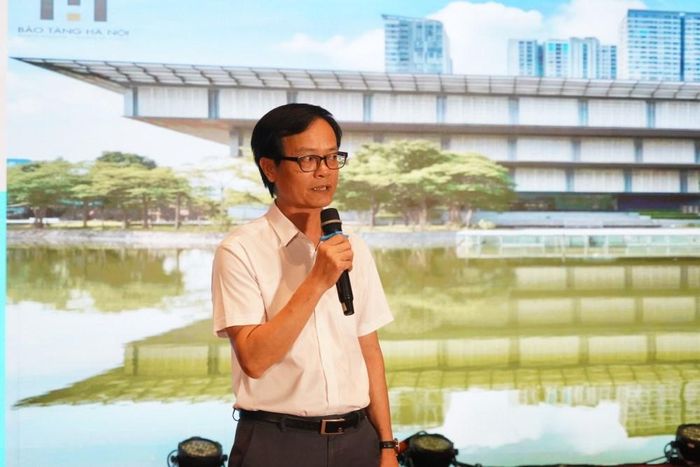 Giám đốc Bảo tàng Hà Nội Nguyễn Tiến Đà chia sẻ tại Chương trình