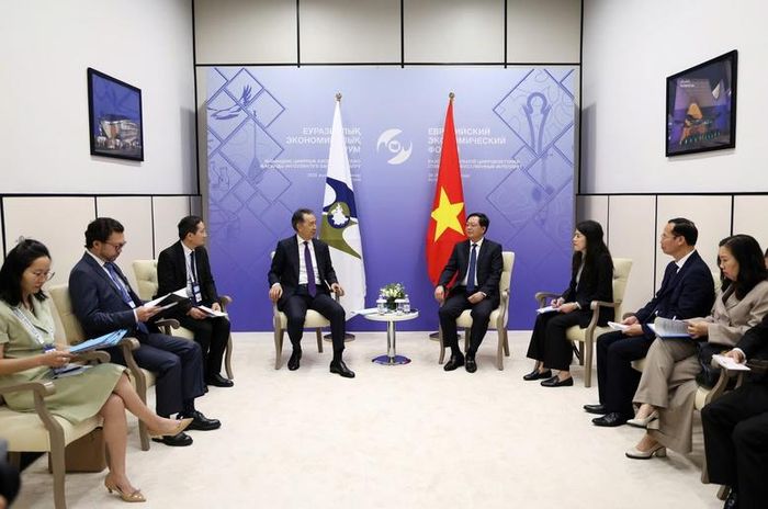 Chủ tịch Hội đồng Ủy ban Kinh tế Á – Âu đánh giá FTA với Việt Nam là hình mẫu hợp tác thành công của EAEU - Ảnh: VGP/Gia Huy