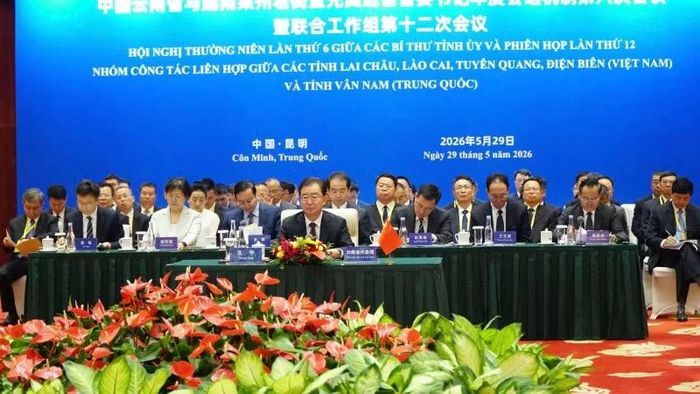 Đoàn đại biểu tỉnh Vân Nam tại hội nghị.