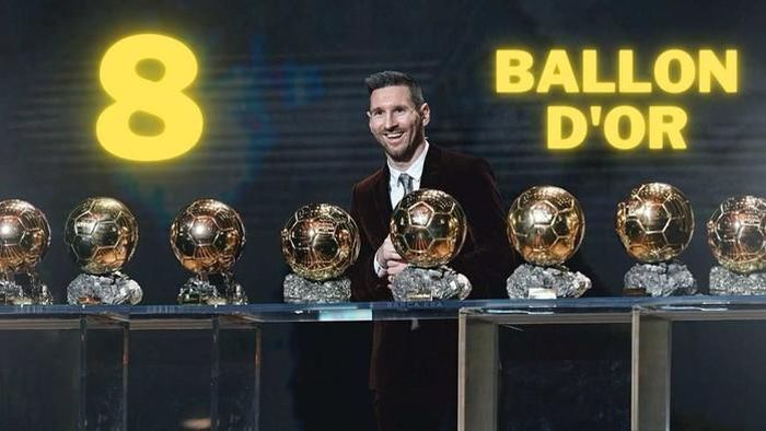 Lionel Messi đang giữ kỷ lục với 8 lần đoạt Quả bóng Vàng. Ảnh: AP