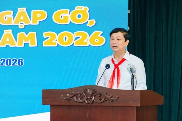 Chủ tịch HĐND TPHCM Võ Văn Minh phát biểu. Ảnh: Thành Đoàn TPHCM