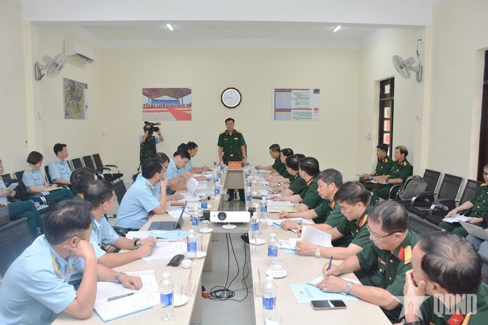 Quang cảnh buổi kiểm tra. 