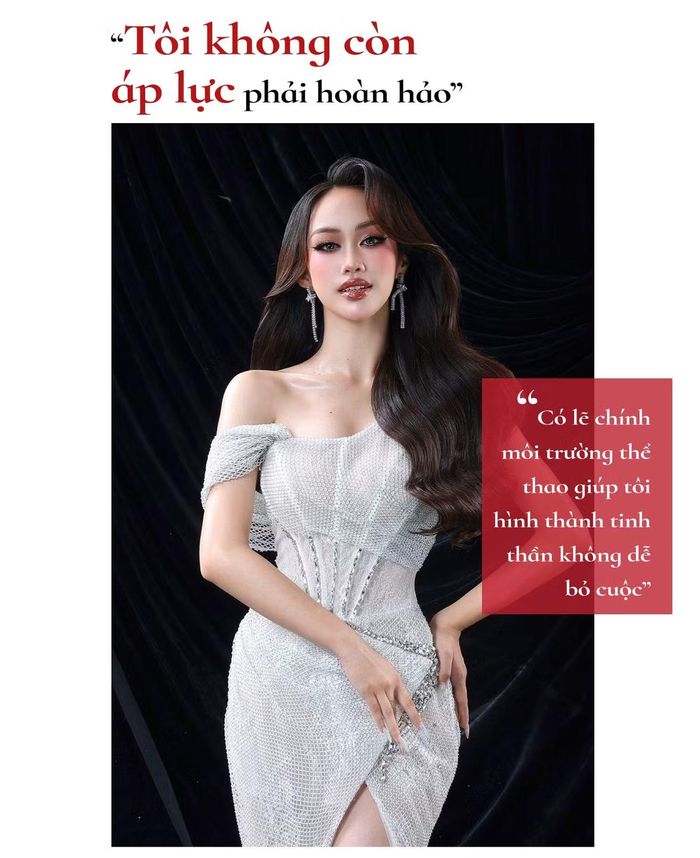 - Việc sớm sở hữu nhiều thành tích ở cả nhan sắc, học thuật lẫn thể thao có từng khiến chị áp lực trước kỳ vọng phải luôn hoàn hảo trong mắt mọi người?