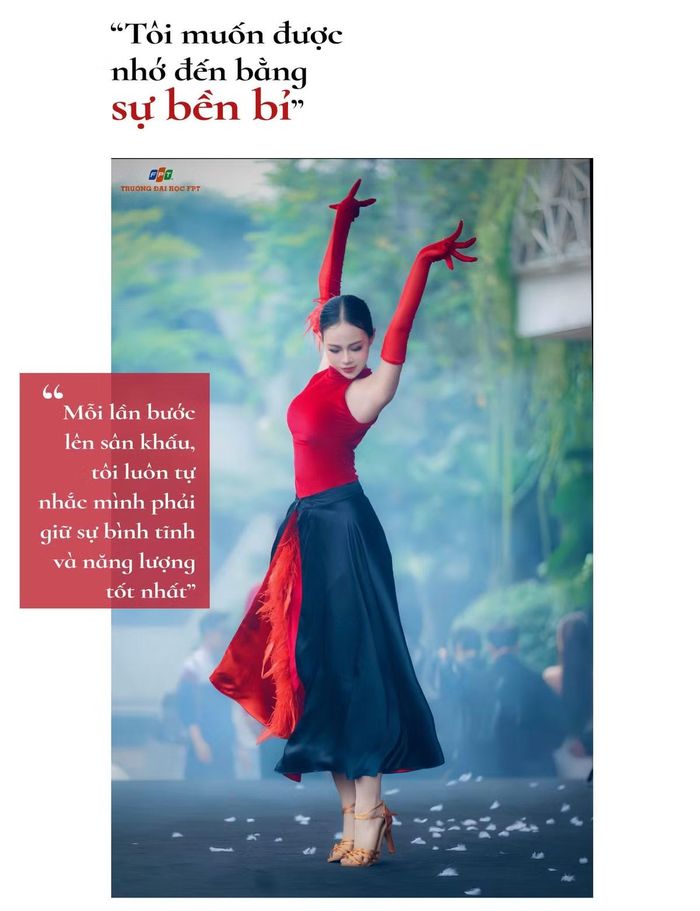 - Giữa nhiều thí sinh có cá tính mạnh và kỹ năng trình diễn nổi bật, chị muốn khán giả nhớ đến mình với hình ảnh như thế nào?