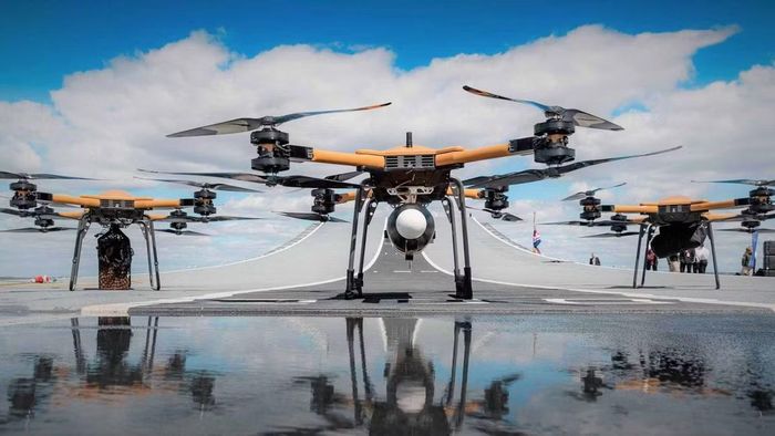 Là một chiếc drone cỡ lớn, TRV 150 vốn dĩ được thiết kế cho mục đích tiếp vận trên chiến trường.