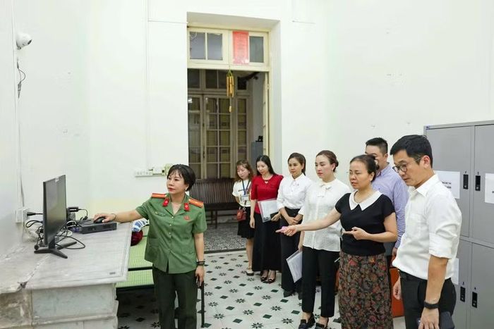 Điểm thi trên địa bàn phường Cửa Nam hoàn tất việc chuẩn bị cơ sở vật chất, bảo đảm điều kiện tổ chức kỳ thi theo đúng quy định.