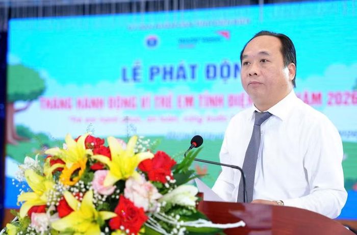 Ông Nguyễn Minh Phú, Phó Chủ tịch UBND tỉnh Điện Biên phát biểu tại Lễ phát động.