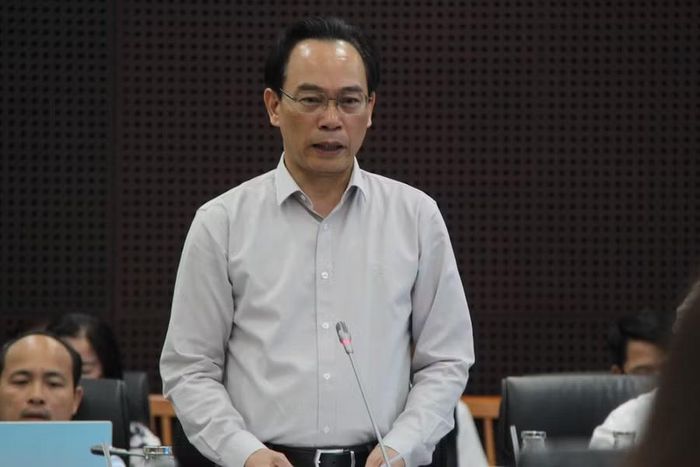 Bộ trưởng Hoàng Minh Sơn phát biểu kết luận buổi làm việc.