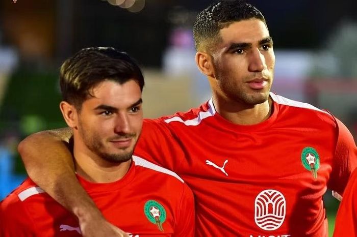 Diaz và Hakimi giúp cánh phải của Morocco trở nên lợi hại.