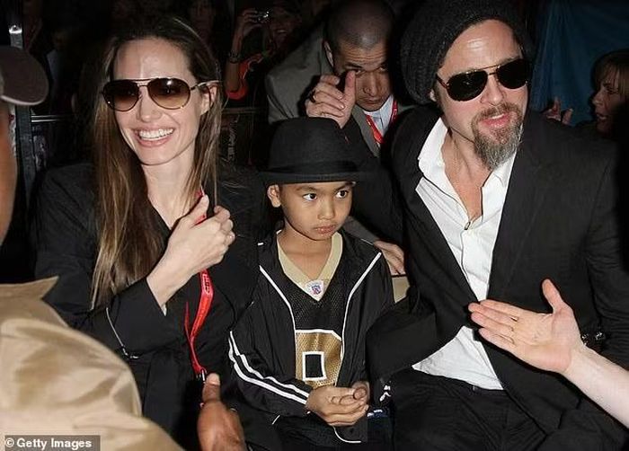 Maddox vốn chỉ là con nuôi của Angelina Jolie, chỉ có liên hệ với Brad Pitt khi hai diễn viên thành người yêu của nhau. Ảnh: Getty Images