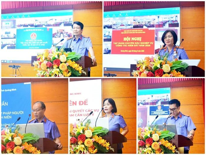 Các chuyên đề được các đồng chí Kiểm sát viên có kinh nghiệm trực tiếp truyền đạt, trao đổi.