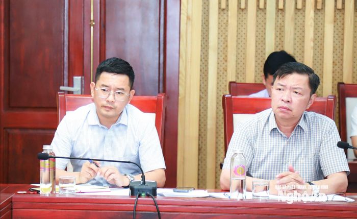 Các đại biểu dự cuộc làm việc. Ảnh: Thành Duy