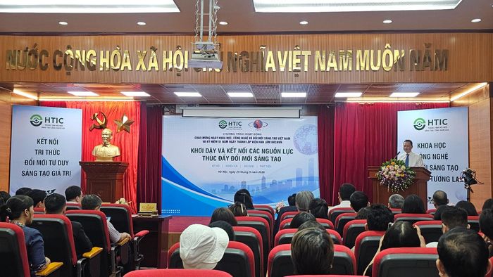 GS.TS. Trần Hồng Thái - Chủ tịch VAST: "Để công nghệ có thể phát triển bền vững thì chúng ta vẫn phải tiếp tục đẩy mạnh nghiên cứu cơ bản". Ảnh: NP