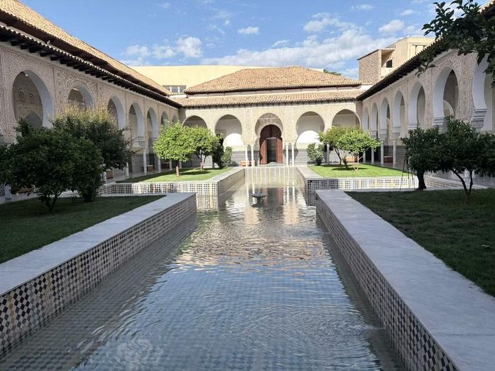 Kiến trúc Moorish phục dựng đầy hoài niệm tại Cung điện cổ El Mechouar. (Nguồn: TTXVN/Đặng Huế)