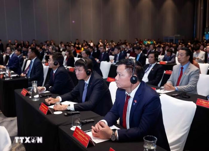 Các đại biểu dự Diễn đàn Kết nối công nghệ Việt Nam-Singapore. (Ảnh: Thống Nhất/TTXVN)