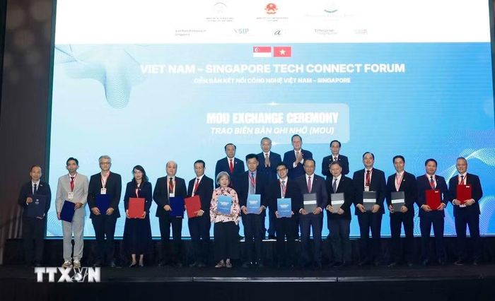 Tổng Bí thư, Chủ tịch nước Tô Lâm chứng kiến lễ trao các biên bản ghi nhớ hợp tác giữa hai nước. (Ảnh: Thống Nhất/TTXVN)
