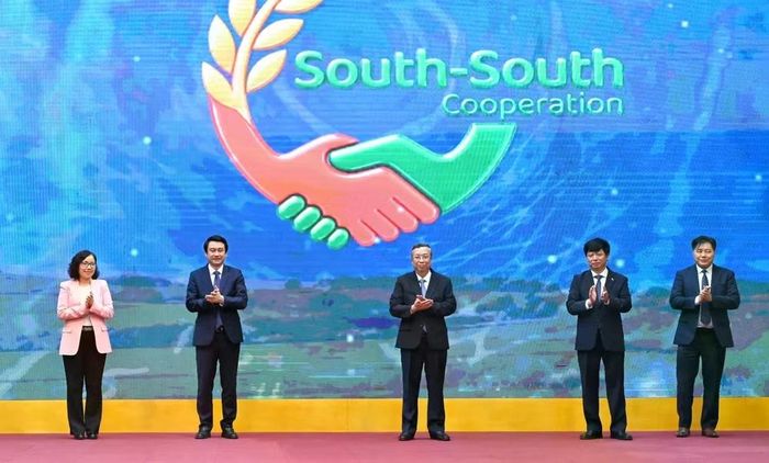 Lễ ra mắt Nhóm công tác Hợp tác Nam - Nam trong lĩnh vực nông nghiệp. (Ảnh: Kiều Chi)