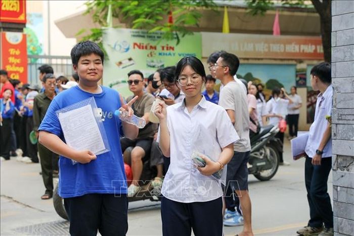 Thí sinh cần nắm rõ quy chế trước khi vào phòng thi. Ảnh: Khánh Hòa/TTXVN