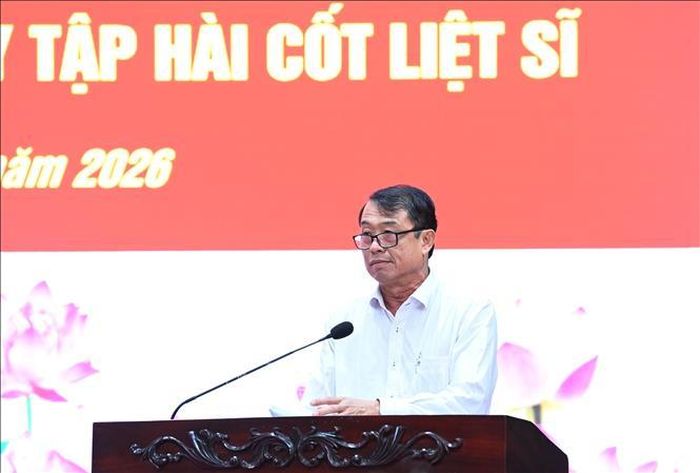 Ông Nguyễn Văn Khởi, Phó Chủ tịch UBND TP. Cần Thơ, Trưởng Ban Chỉ đạo 515 thành phố Cần Thơ, phát biểu.