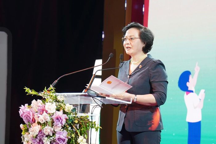 Bí thư TƯ Đảng, Phó Thủ tướng Chính phủ Phạm Thị Thanh Trà phát biểu chỉ đạo tại Lễ phát động