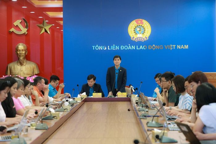 Phó Chủ tịch Tổng Liên đoàn Lao động Việt Nam Ngọ Duy Hiểu thông tin về Đại hội