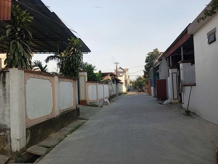 Một góc thôn Ngọc Quang, xã Xuân Lập, nơi có mộ của Trịnh Văn Hiêu, cha của Trịnh Văn Sái.