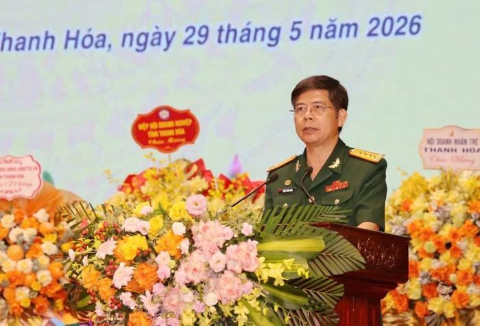 Đồng chí Phạm Xuân Hưng, Phó Chủ tịch Hội Nạn nhân chất độc da cam/dioxin Việt Nam phát biểu tại lễ kỷ niệm.