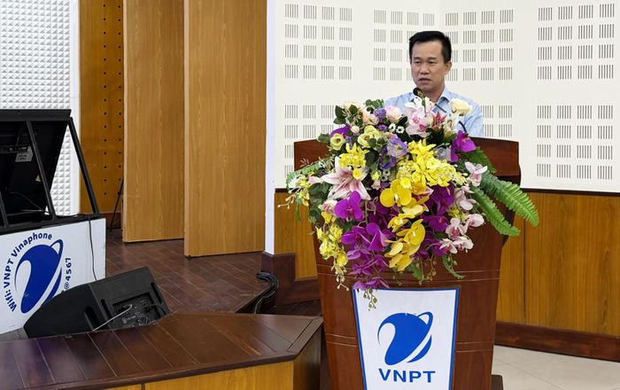 Phó Cục trưởng Thường trực Cục Đổi mới sáng tạo Chu Thúc Đạt phát biểu tại hội thảo.