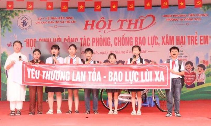 Thông điệp được đội Măng non gửi gắm qua hội thi.