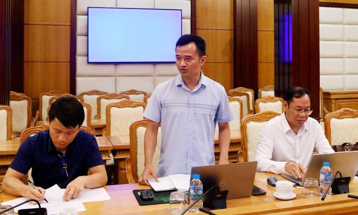  Đại diện phường Bắc Giang nêu khó khăn trong quá trình cập nhật dữ liệu. 