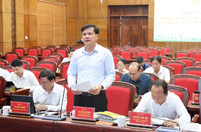 Phó Chủ tịch Thường trực UBND tỉnh Lò Văn Cương tham gia vào Đồ án quy hoạch chung đô thị liên phường Điện Biên Phủ - Mường Thanh.