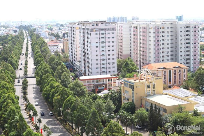 Một dự án nhà ở xã hội cho thuê trên địa bàn thành phố Đồng Nai. Ảnh: Hoàng Lộc