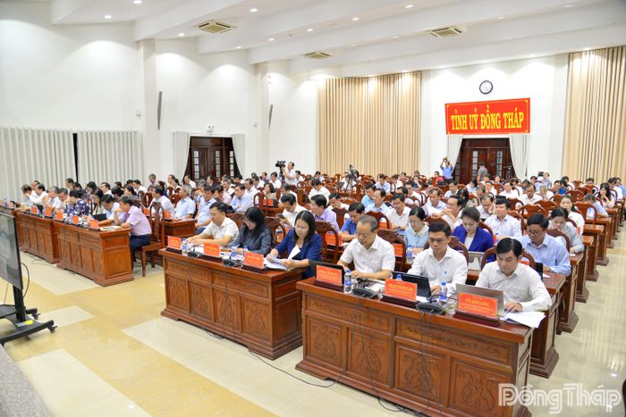 Đại biểu tham dự hội nghị.