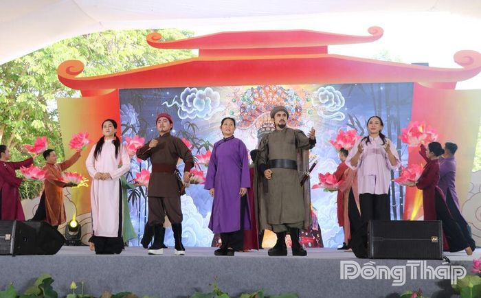 Trình diễn ca cảnh “Huyền thoại Bà Chúa Xứ Gò Tháp” tại Lễ hội Vía Bà Chúa Xứ Gò Tháp năm 2026.