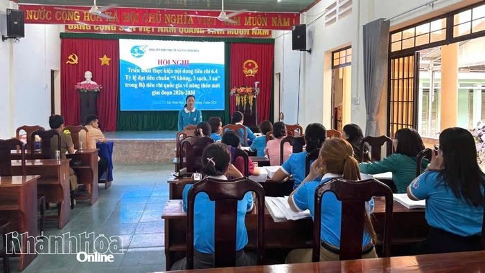 Hội nghị triển khai thực hiện nội dung tiêu chí 6.4 trong xây dựng nông thôn mới.