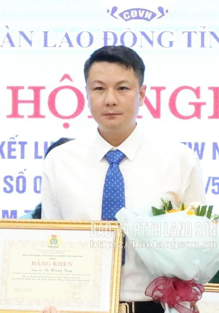Đảng viên Vũ Hoàng Tùng, Đảng bộ Công ty Cổ phần Cấp thoát nước Lạng Sơn