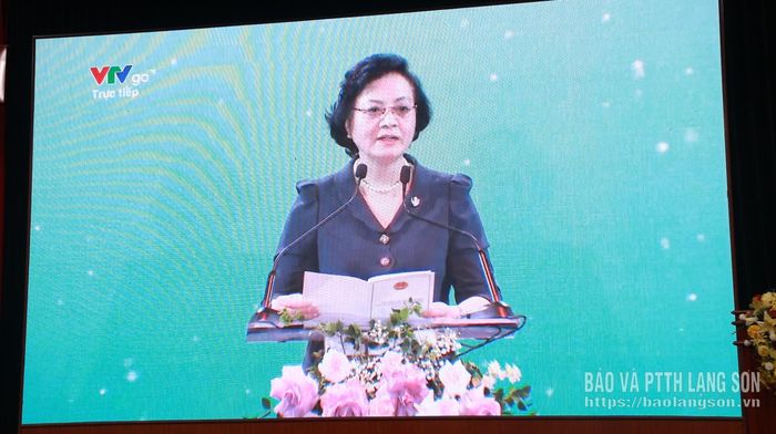 Phó Thủ tướng Chính phủ Phạm Thị Thanh Trà phát biểu chỉ đạo tại lễ phát động
