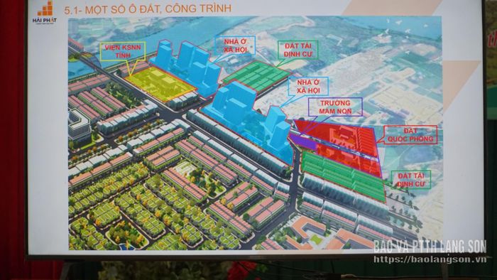 Phối cảnh quy hoạch các khu chức năng thuộc Dự án Khu đô thị mới Mai Pha.