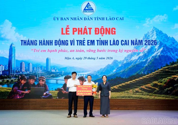 Các tập thể, cá nhân ủng hộ Quỹ Bảo trợ trẻ em tỉnh năm 2026.