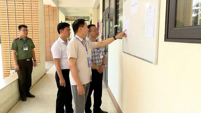 Trong suốt quá trình tổ chức thi, công tác coi thi được thực hiện nghiêm túc, không ghi nhận trường hợp vi phạm quy chế thi.